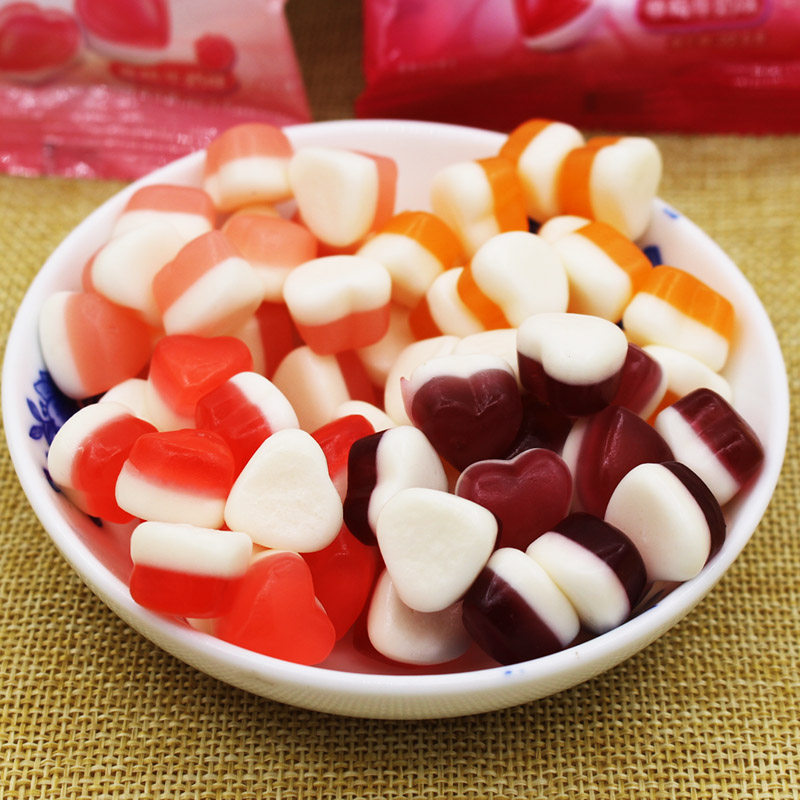 糖果阿尔卑斯乐嚼q软糖综合果味qq糖橡皮糖22.5g*32整袋包邮