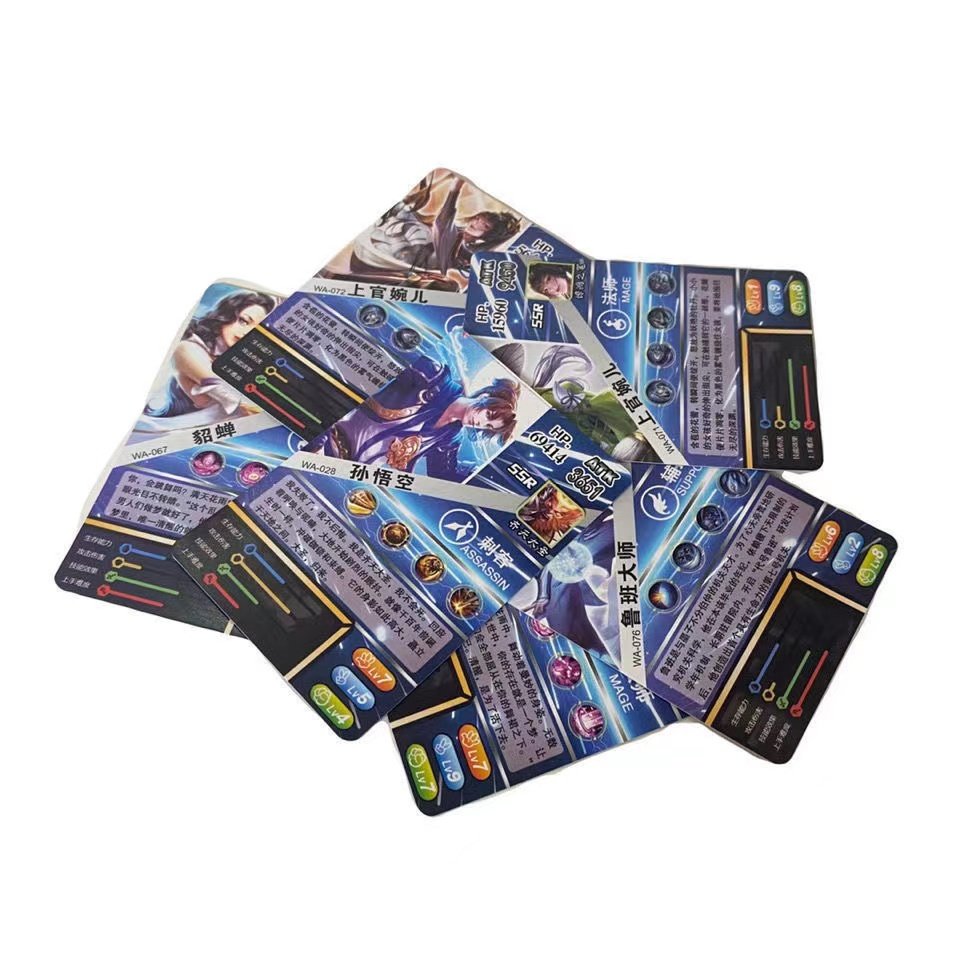 王者卡对战卡英雄人物卡至尊宝紫霞仙子塑料卡儿童玩具卡牌