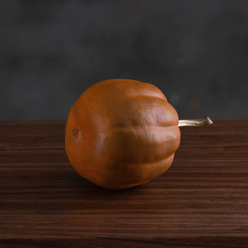 铜韵堂丨彩南瓜吉祥植物摆件福运绵长家居客厅摆件