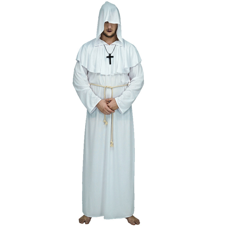 万圣节中世纪僧侣修士巫师基督徒教堂神父牧师cos服饰