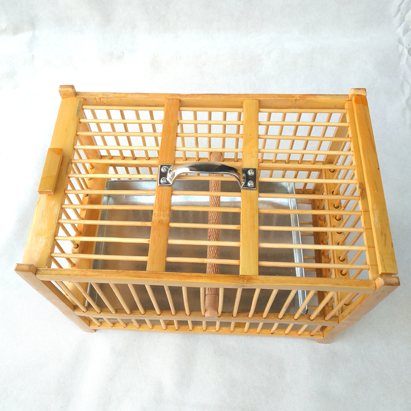 洗澡画眉鸟笼子八哥冲凉鸟笼竹制鸟儿小鸟鸟笼