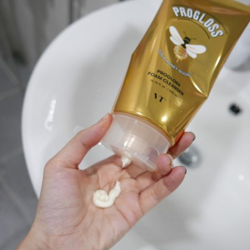 韩国vt黄金蜜蜂蜜洗面奶女老虎洁面乳清洁毛孔温和卸妆大瓶300ml