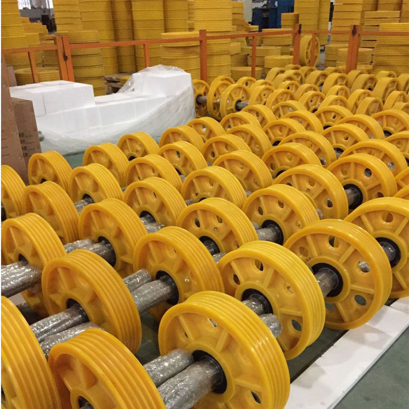 电梯尼龙导向轮滑滑轮轮子轿顶重反返绳轮日立滑轮