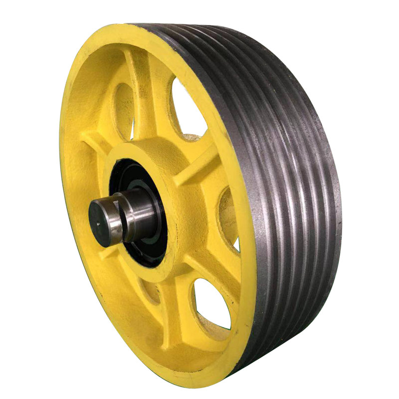 电梯导向轮轿顶对重轮反返绳轮铸铁轮日立三菱通力奥 斯康力永大 - 爱