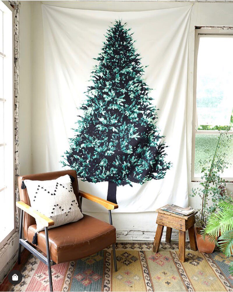 ins小清新简约布简约背景节日装饰布日本壁饰挂布挂毯