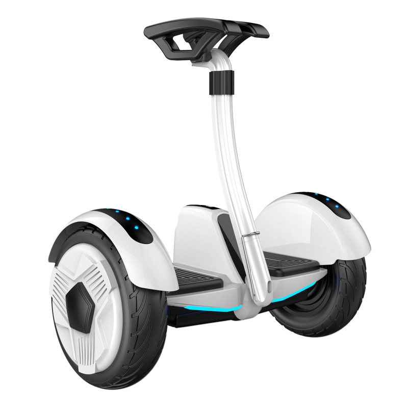 左拉带扶杆电动自平衡车双轮成年学生10寸儿童8-12两轮智能代步车