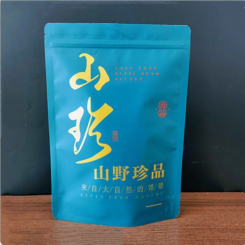 东北特产木耳包装袋牛皮纸黑木耳自封自立野生蘑菇礼品袋