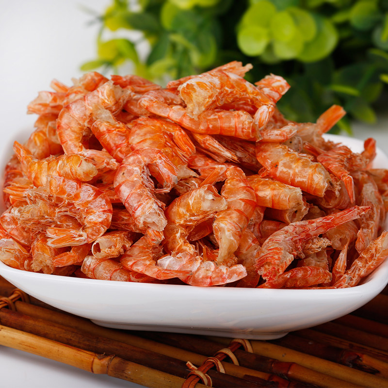 野生无盐小红虾干250g自晒淡干海虾子海米虾干开洋海鲜水产干货