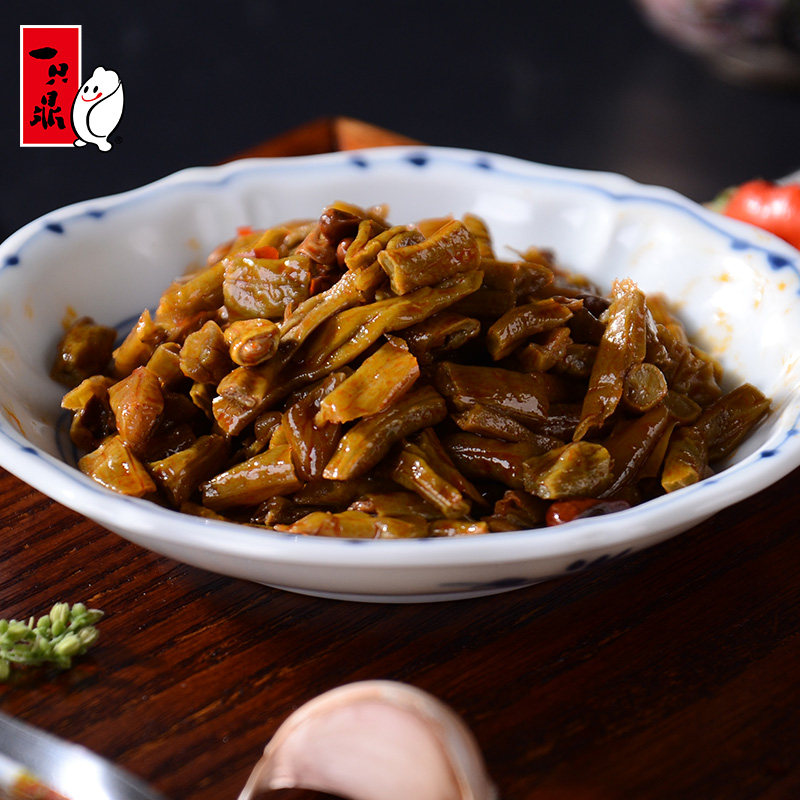 上海特产一只鼎姜龙眼萝卜豇豆6袋组合酱菜酱菜