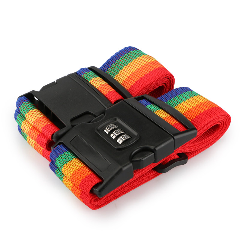 行李箱绑带十字打包带拉杆箱旅行箱捆绑带tsa锁托运加固捆箱带子