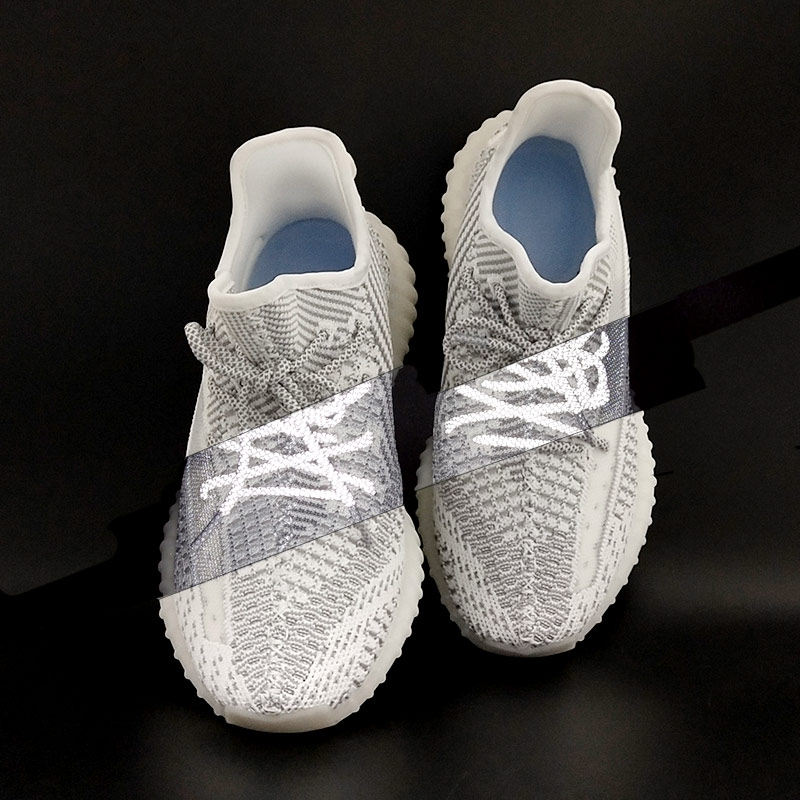 鞋带椰子3m反光男女yeezy满天星500天使700aj350v2鞋带