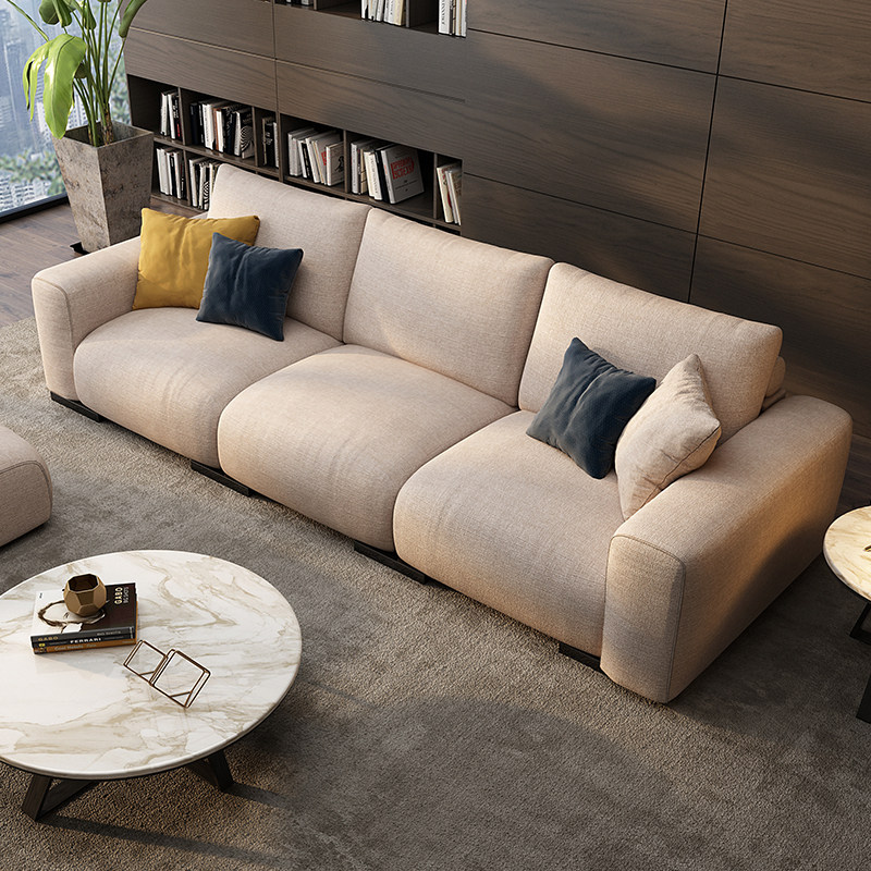 沙发北欧布艺简约现代风格家具小户户型客厅布艺沙发