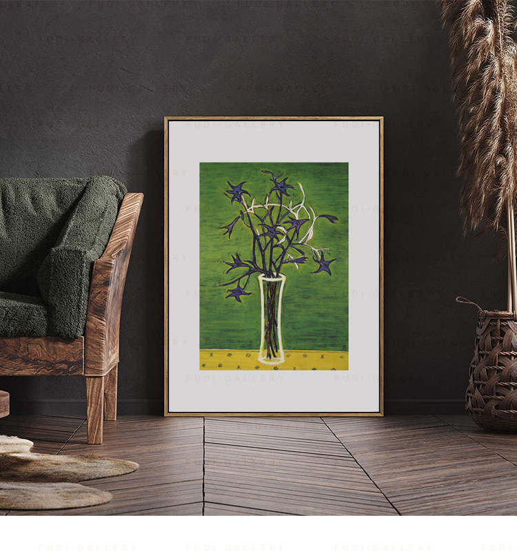 府第画廊常玉艺术家现代简约挂画北欧风格装饰画客厅餐厅现代装饰画