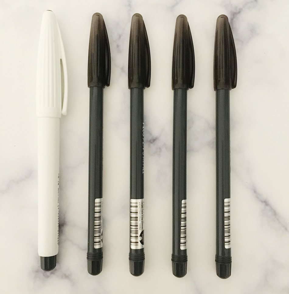 韩国monami娜美水性签字纤维笔勾线替中性笔练字中性笔