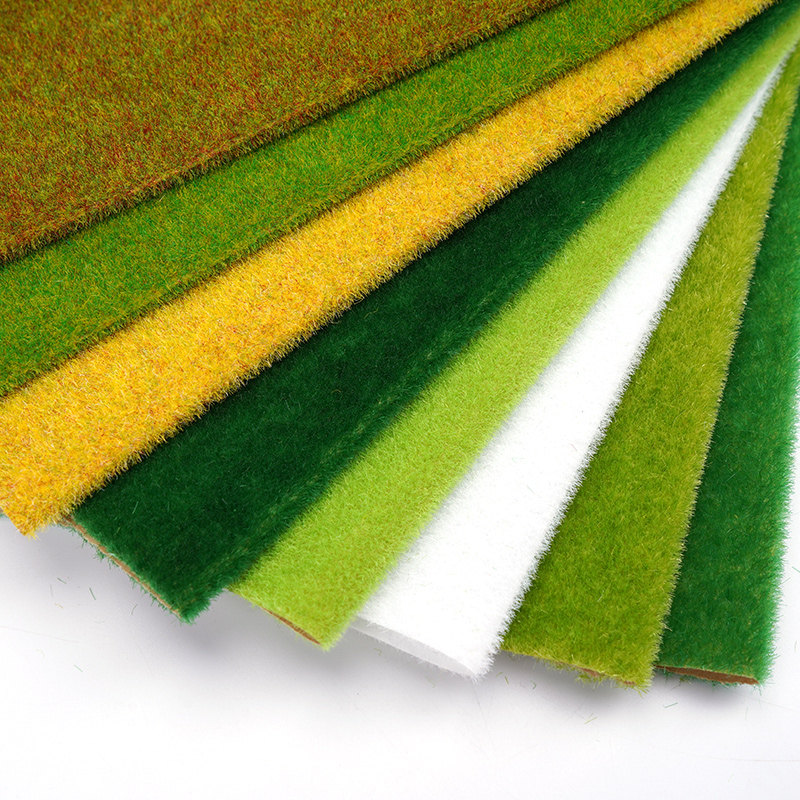 草皮模型diy手工建筑沙盘材料景观草地草粉模型制作工具