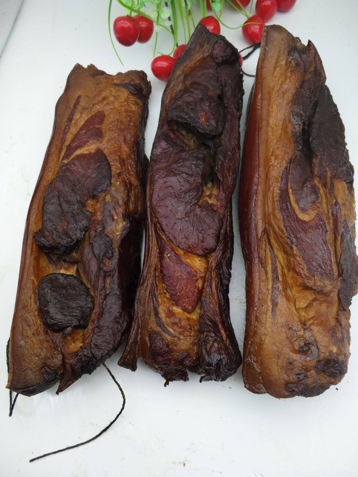 包邮湖南正宗柴火烟熏腊肉偏瘦腊肉二刀肉可蒸可炒可红烧油炸炒菜