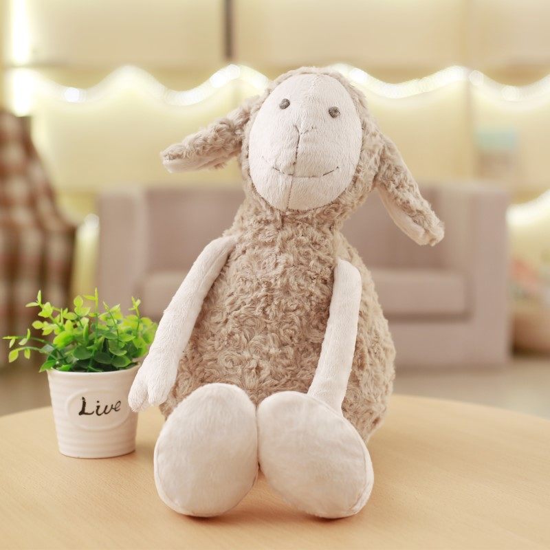 ins北欧风 小羊毛绒玩具 趴趴羊公仔 情侣小羊玩偶布娃娃安抚睡觉