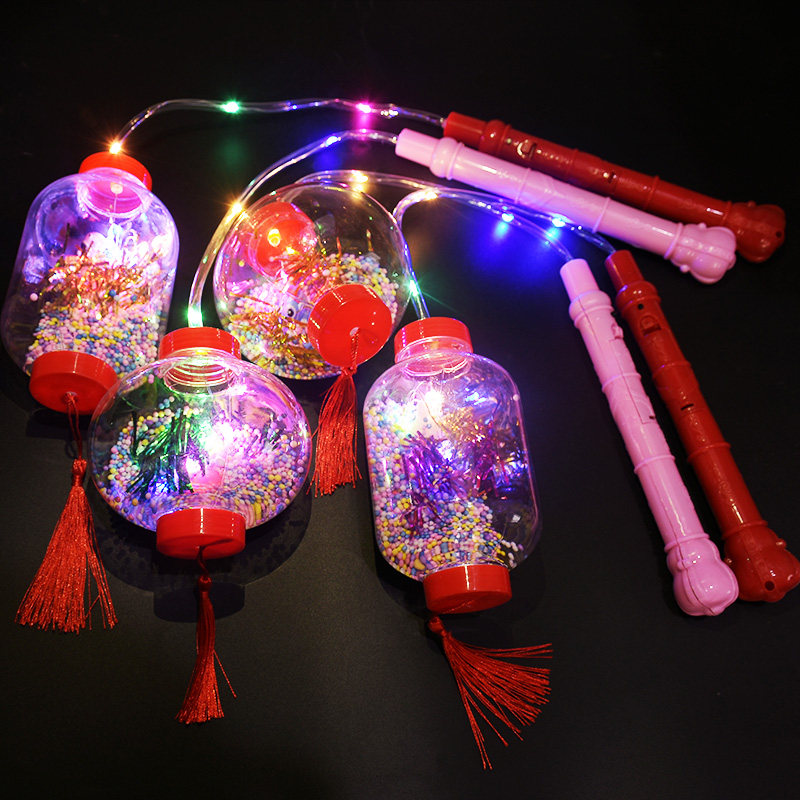 灯笼玩具新年儿童元宵元旦手提发光卡通广场灯笼