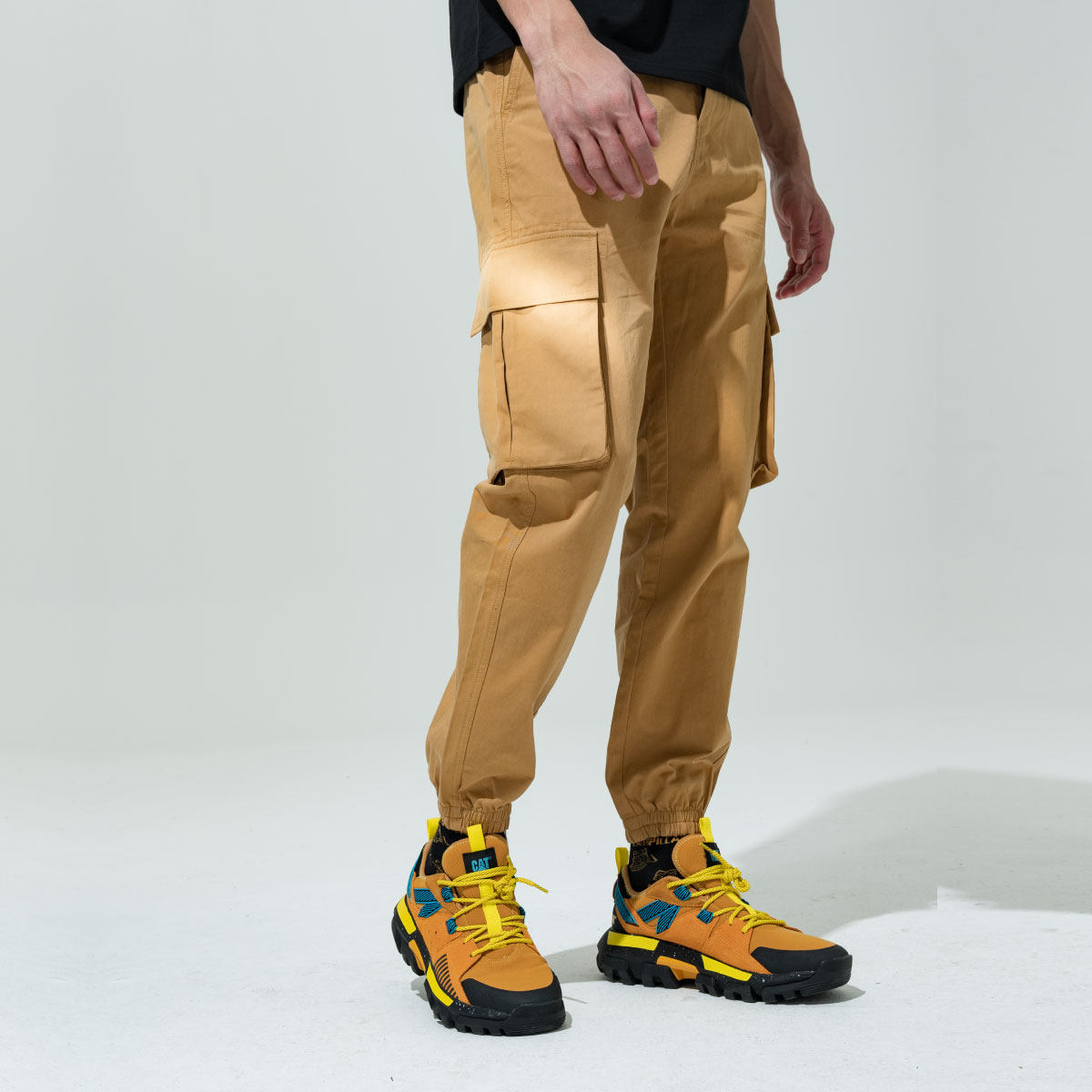 工装裤男cat卡特2020秋冬新款多口口袋束脚口户外休闲裤