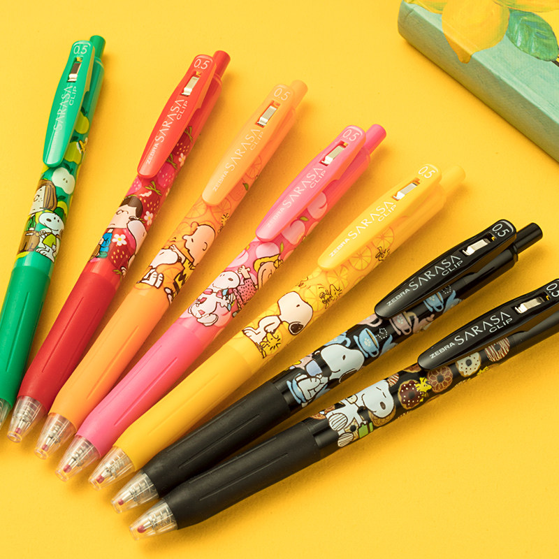 司机笔店日本zebra斑马snoopy史努比联名限定果香中性笔