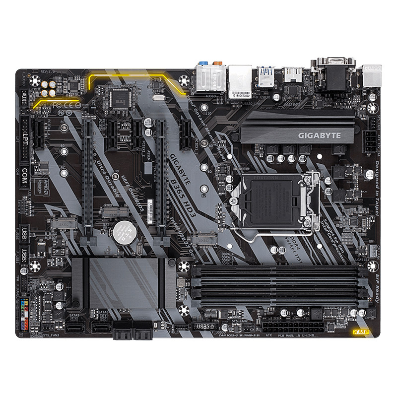 gigabyte/技嘉b365 hd3台式机电脑家用游戏电竞主板 支持ddr4内存