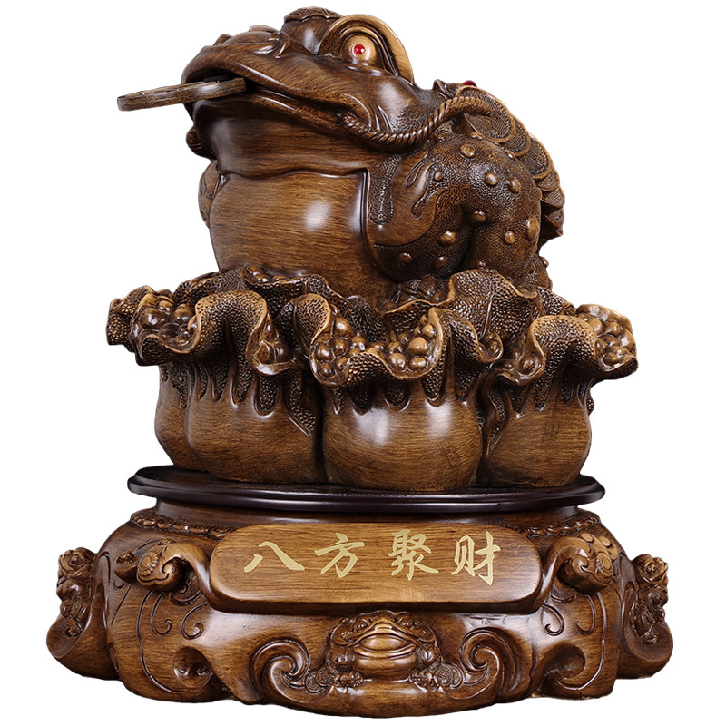 店铺开业礼品招财金蟾摆件招财进宝金蝉足金蟾蜍摆件