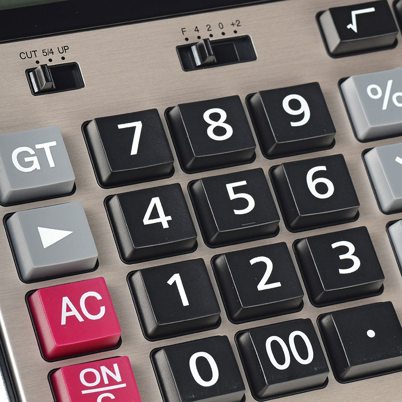 信利tk855大号语音计算器开关关键计算机85512计算器