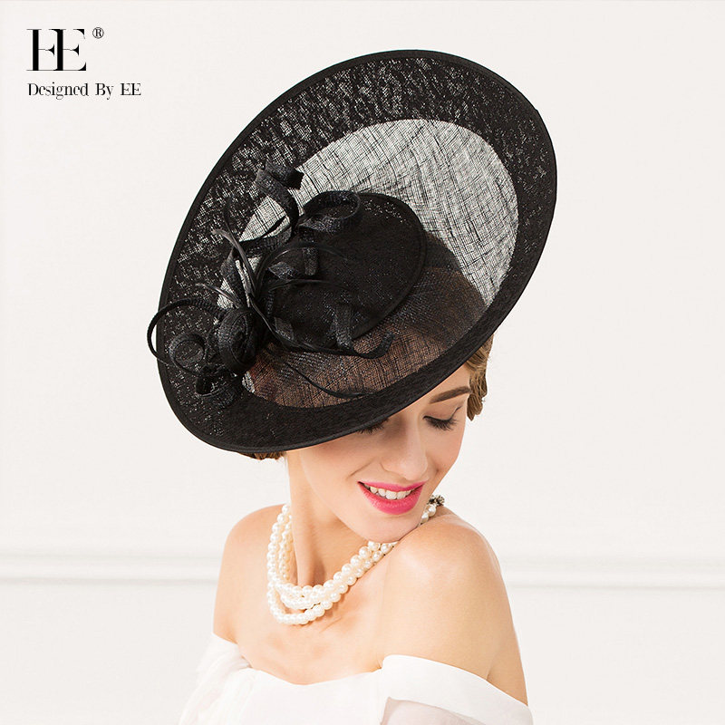 ee原创设计欧式麻纱蕾丝小礼帽英伦名媛时尚帽子