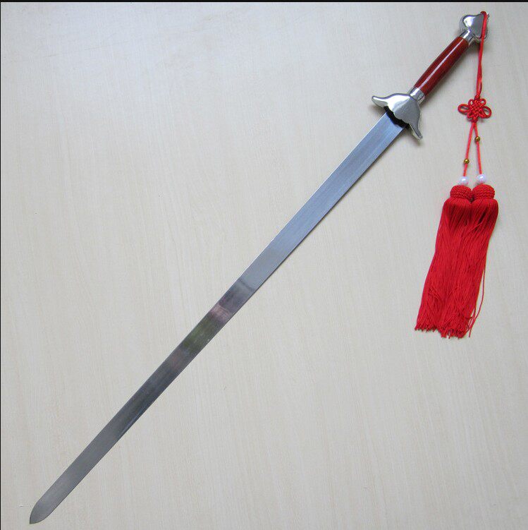 太极剑武术表演晨练剑软剑半硬剑不锈钢木兰剑硬剑包邮未更多武术装备
