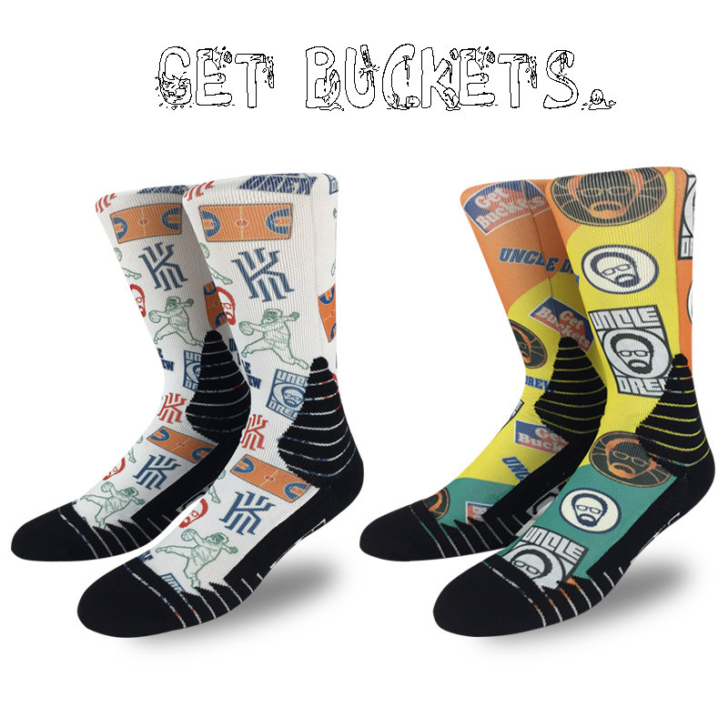 欧文德鲁大叔袜子实战篮球袜专业长筒高帮潮流篮球袜