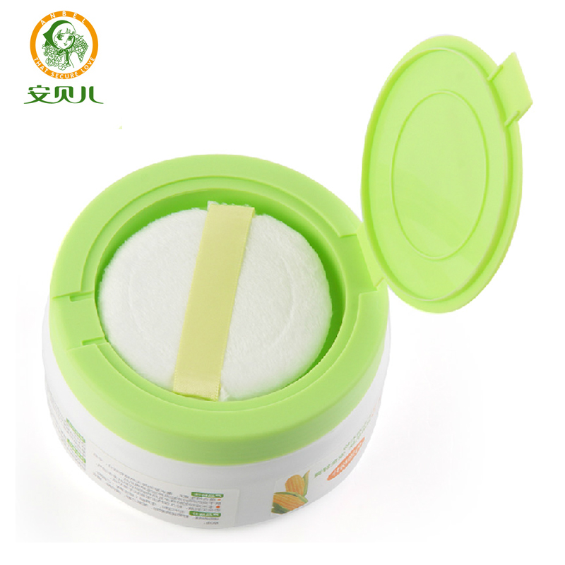 安贝儿 婴儿新生儿天然玉米爽身粉 不含滑石粉 宝宝去痱子粉140g