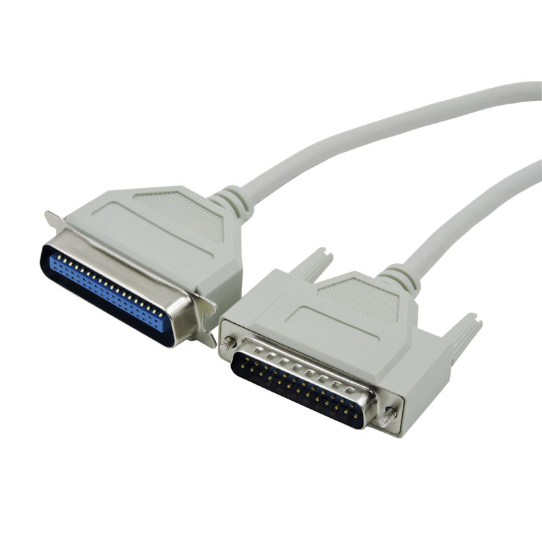 并口打印机数据线打印老式针式lpt连接线10米连接线