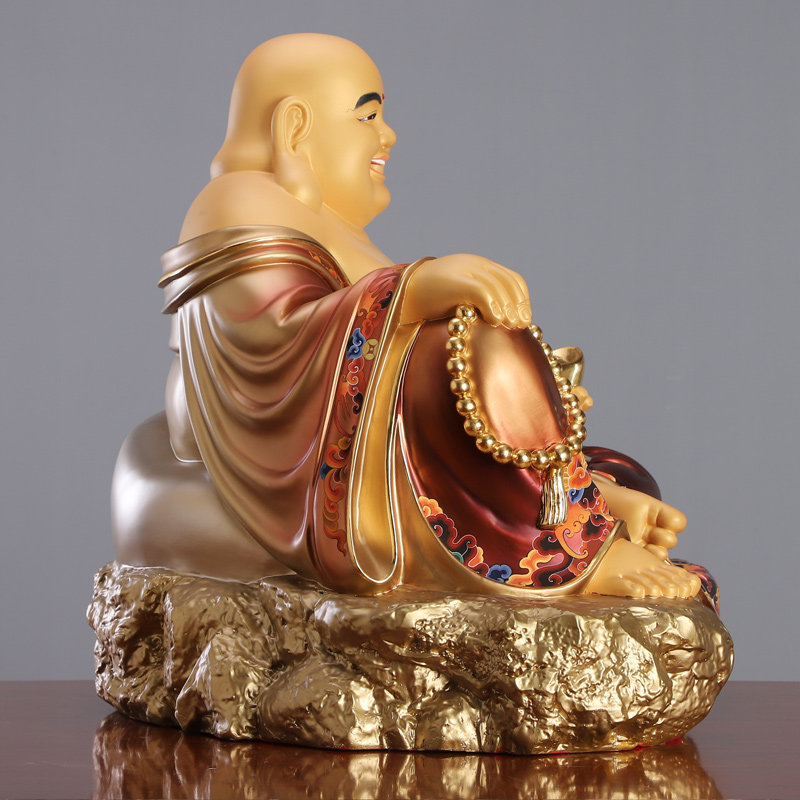 弥勒熙曼蒂开光佛像供奉家用招财勒佛神像大肚摆件