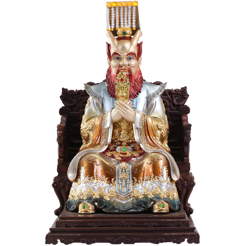 神像熙曼蒂龙王爷王爷四海海龙王道教广济龙王风调雨顺摆件