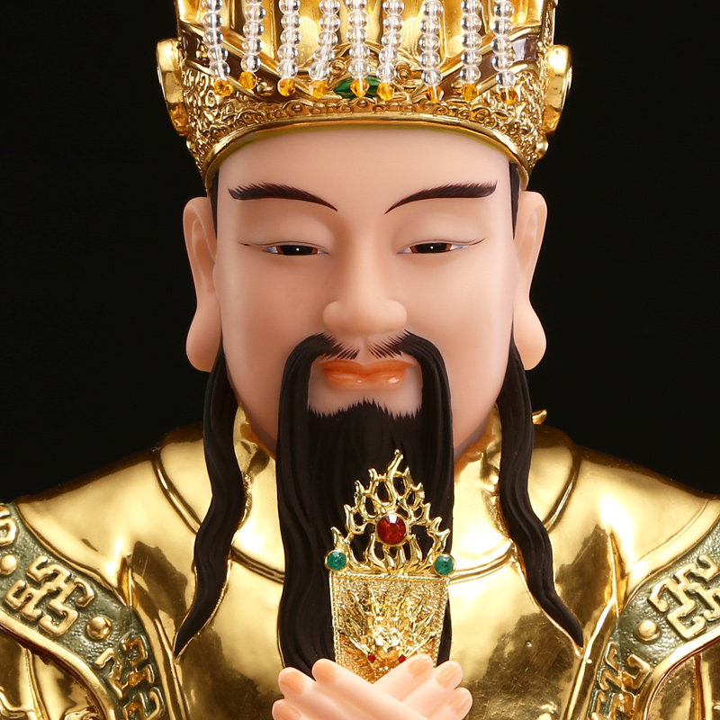 王母神像玉皇大帝娘娘家用供奉石雕汉白玉玉帝道教摆件