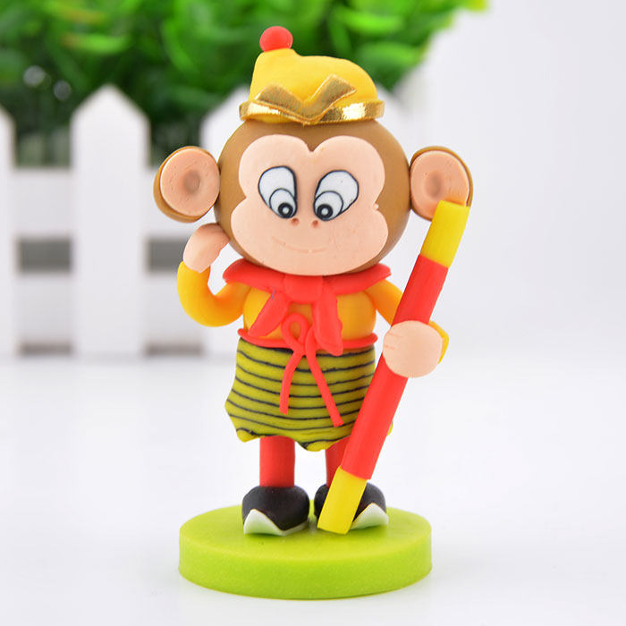手工礼品西游记软陶泥人卡通公仔摆件新年生日礼物玩具手办工艺品