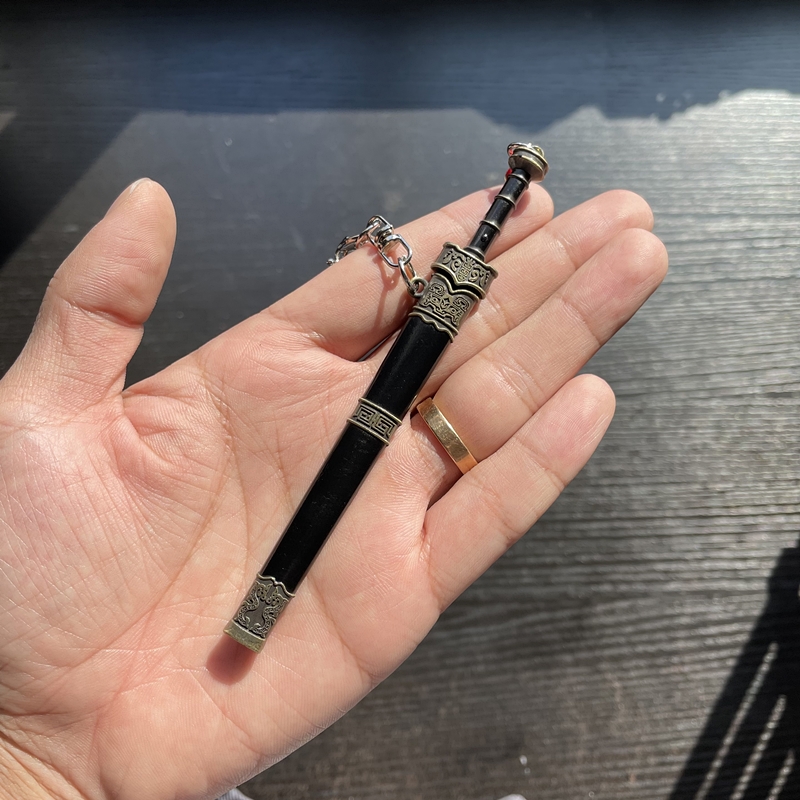 迷你宝剑袖珍小剑古汉如意越王王小秦王书签刀剑