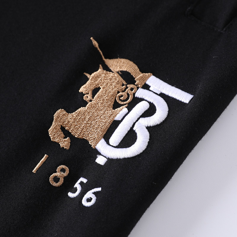 夏季薄款明星同款tb战马刺绣束脚休闲运动男女休闲裤