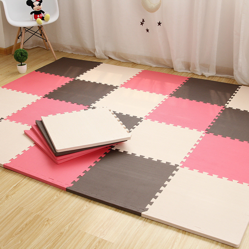 泡沫防滑50cm环保居家爬行地垫婴儿儿童卧室地垫