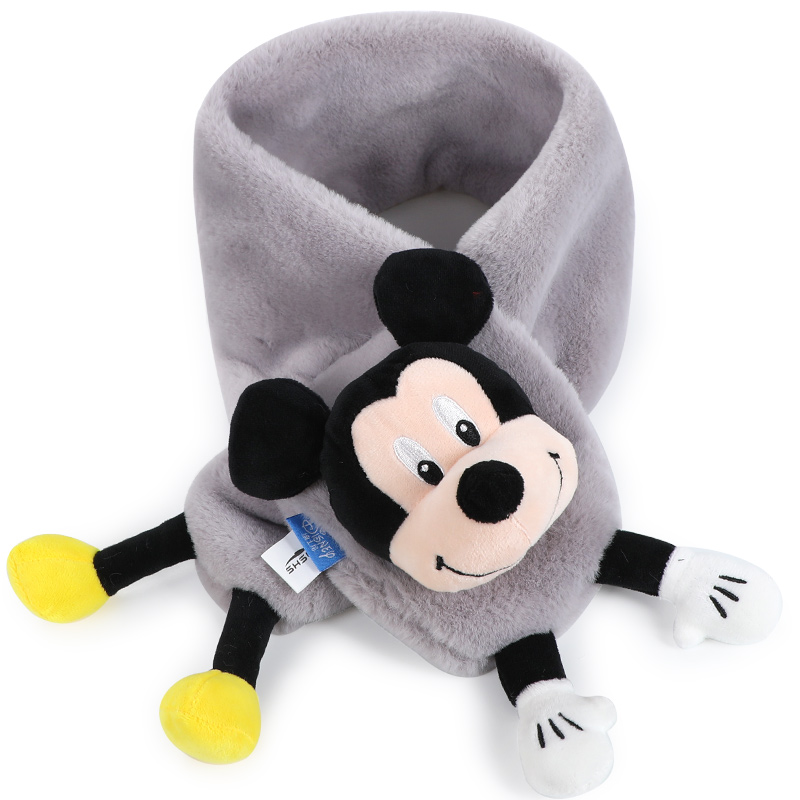 漫威蜘蛛侠儿童围巾卡通迪士尼宝宝秋冬保暖围脖围巾