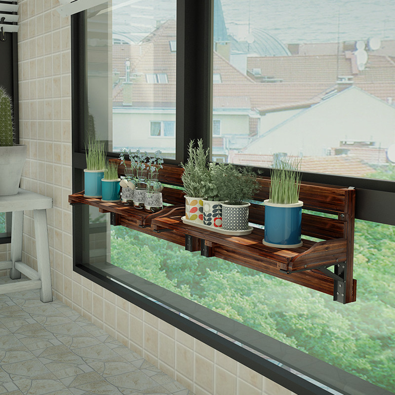 花架窗台悬挂多肉架子阳台栏杆窗户置物架室内花架