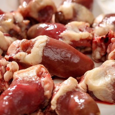 新鲜鸡心清真鲜冻鸡心4斤装包邮鸡心脏鸡内脏烧烤火锅串串