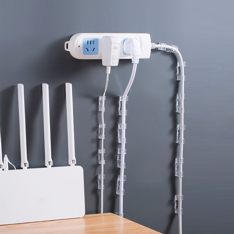 走线神器网线数据线整理扣束线器理线墙面电线理线器