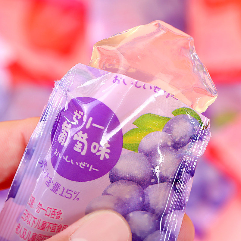 比比赞蒟蒻果冻零食魔芋布丁低0脂肪网红休闲食品热量果汁果冻