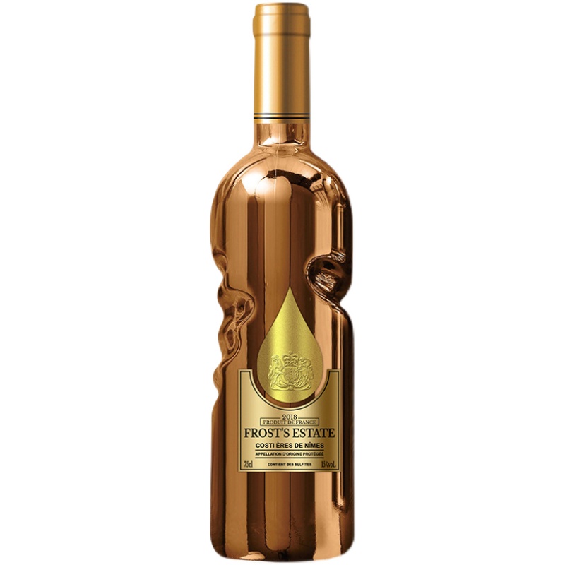 一箱红酒整箱送一法国进口高档金瓶干红葡萄酒12支干红静态葡萄酒