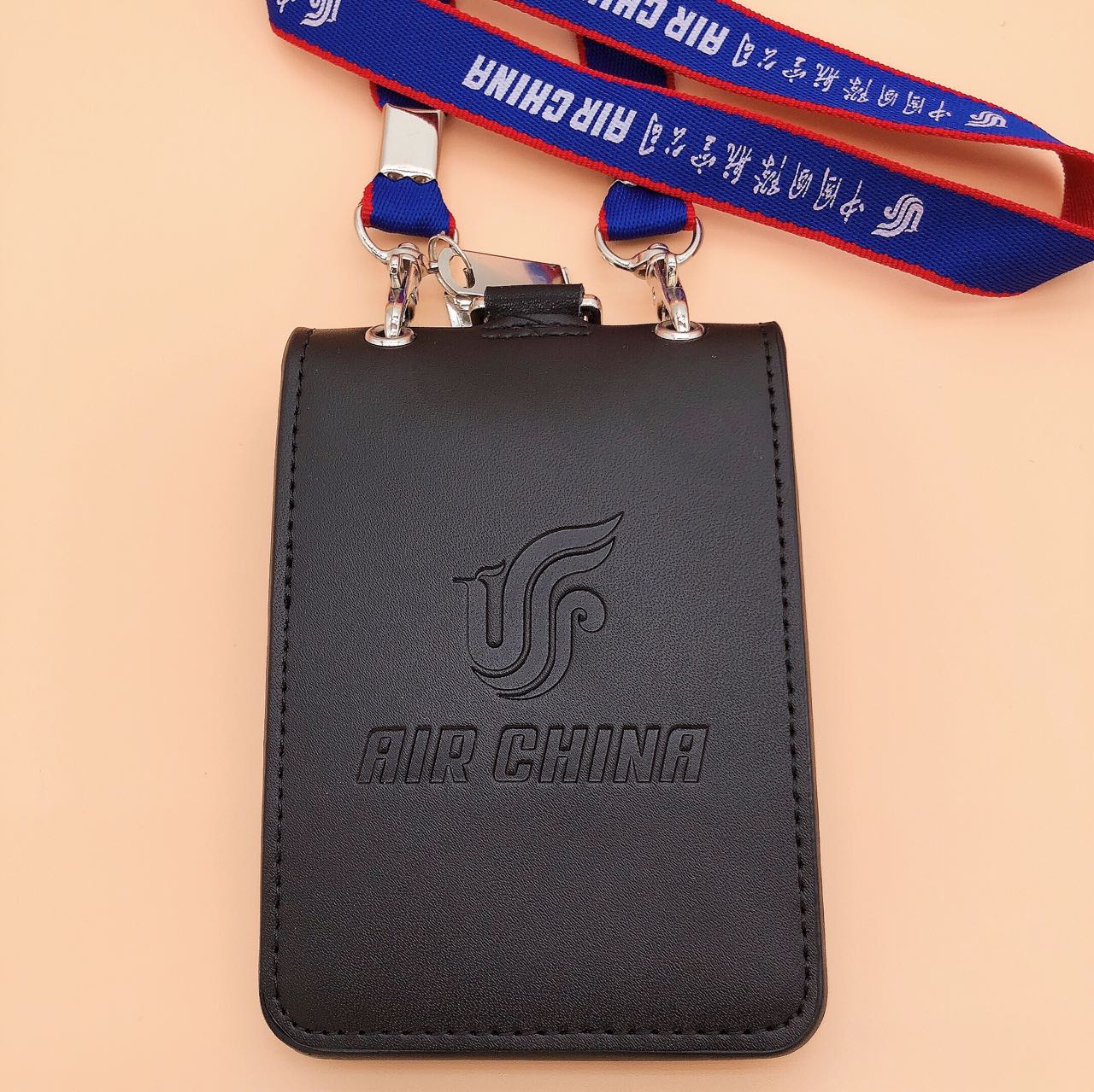 中国国际航空国航双层民航证件卡套航空登机工作证卡套