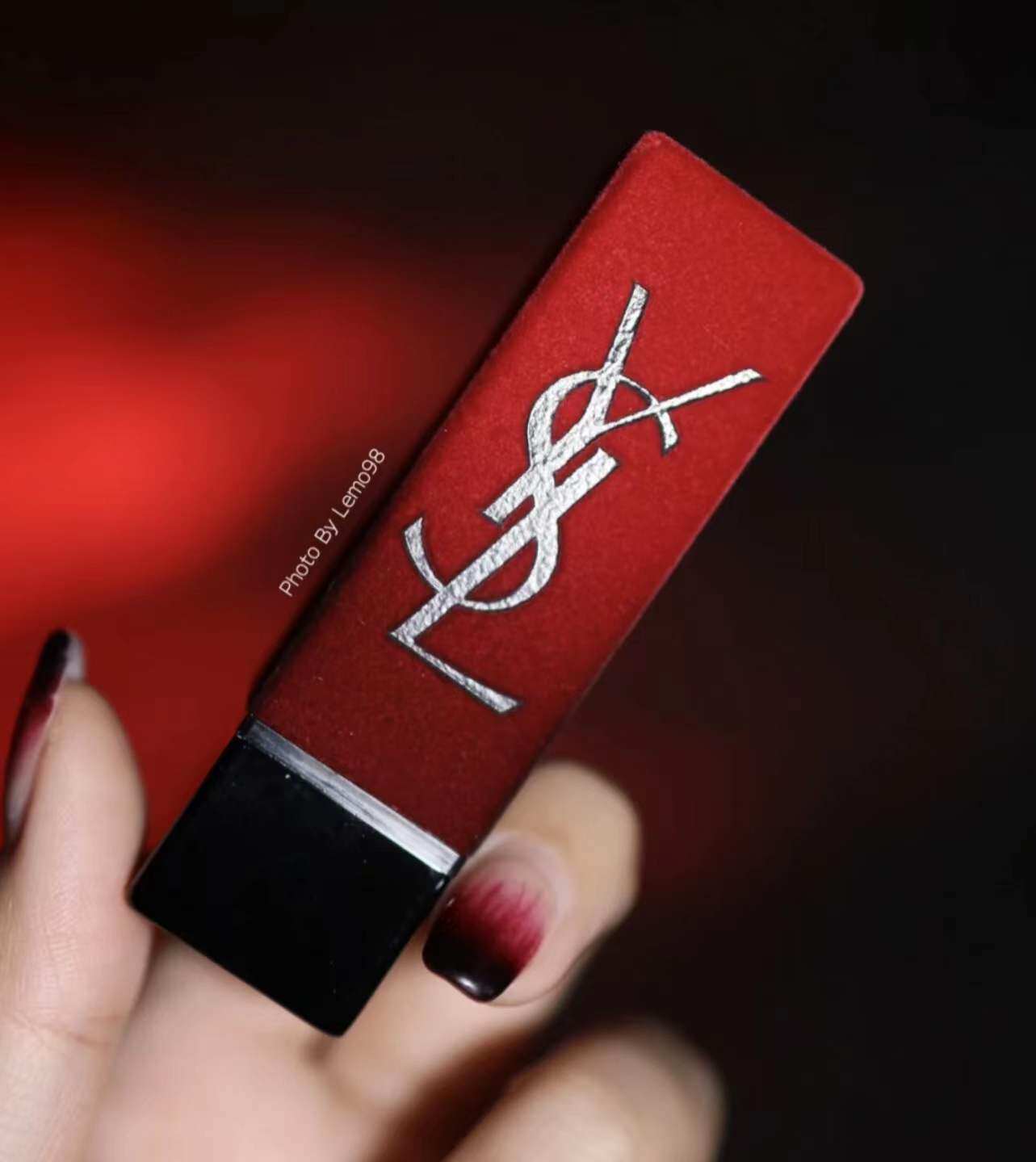 ysl圣罗兰2022情人节限定红丝绒小黑条口红196621气垫b10b20