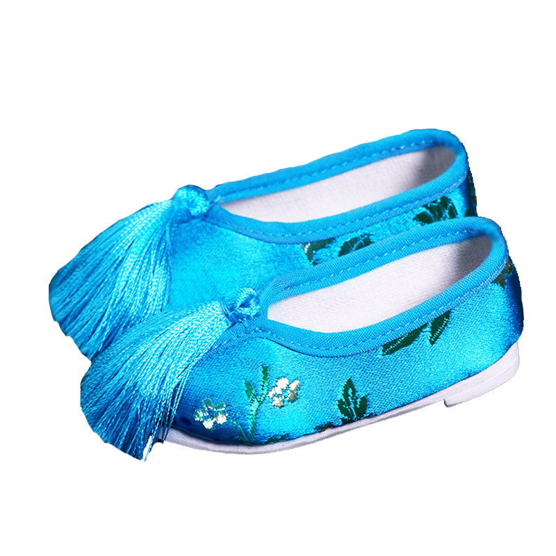 厘米叶罗丽娃娃古代鞋子古装巴比粉色花盆盆底娃娃