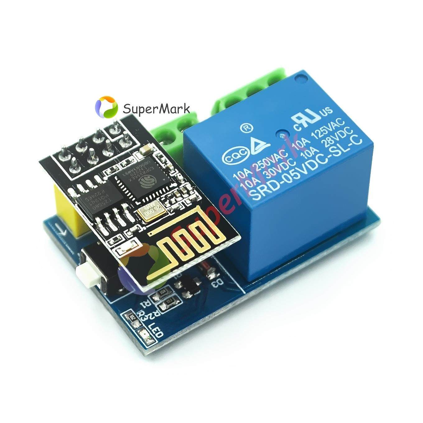 esp8266esp01srelay模块智能家居wifi遥控开关适用于arduino开发板