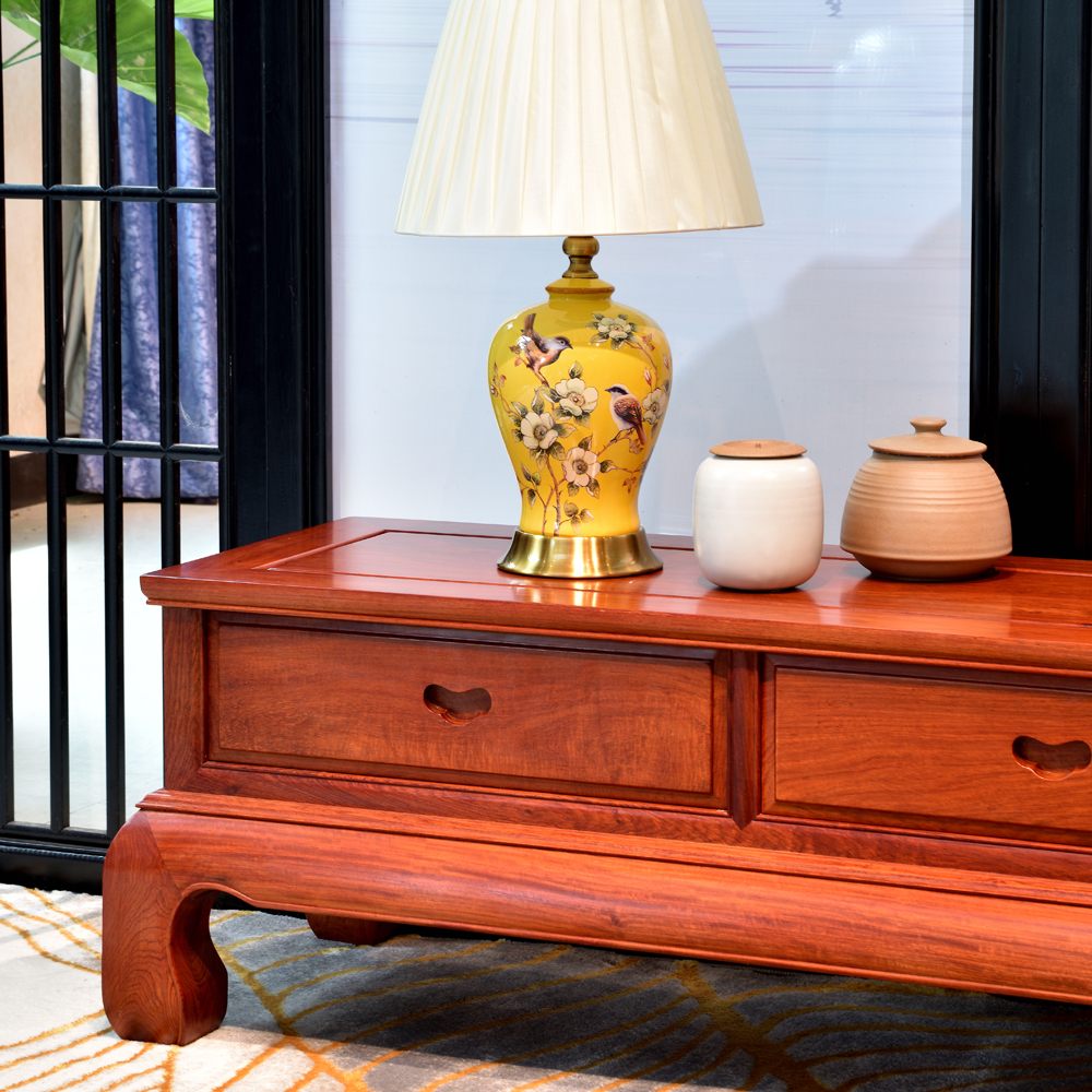 电视柜紫檀缅甸花梨大果影视中式客厅红木家具刺猬电视柜